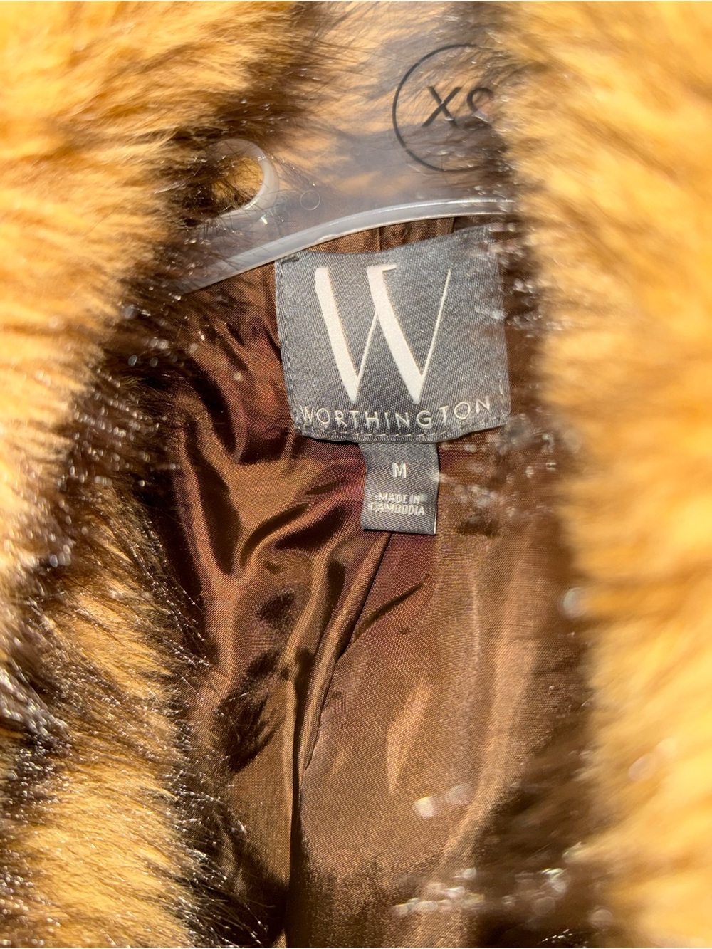 WORTHINGTON faux fur jacket - Picture 3 of 3